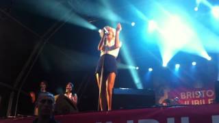 Pixie Lott Performing at the Diamond Jubilee Concert Bristol