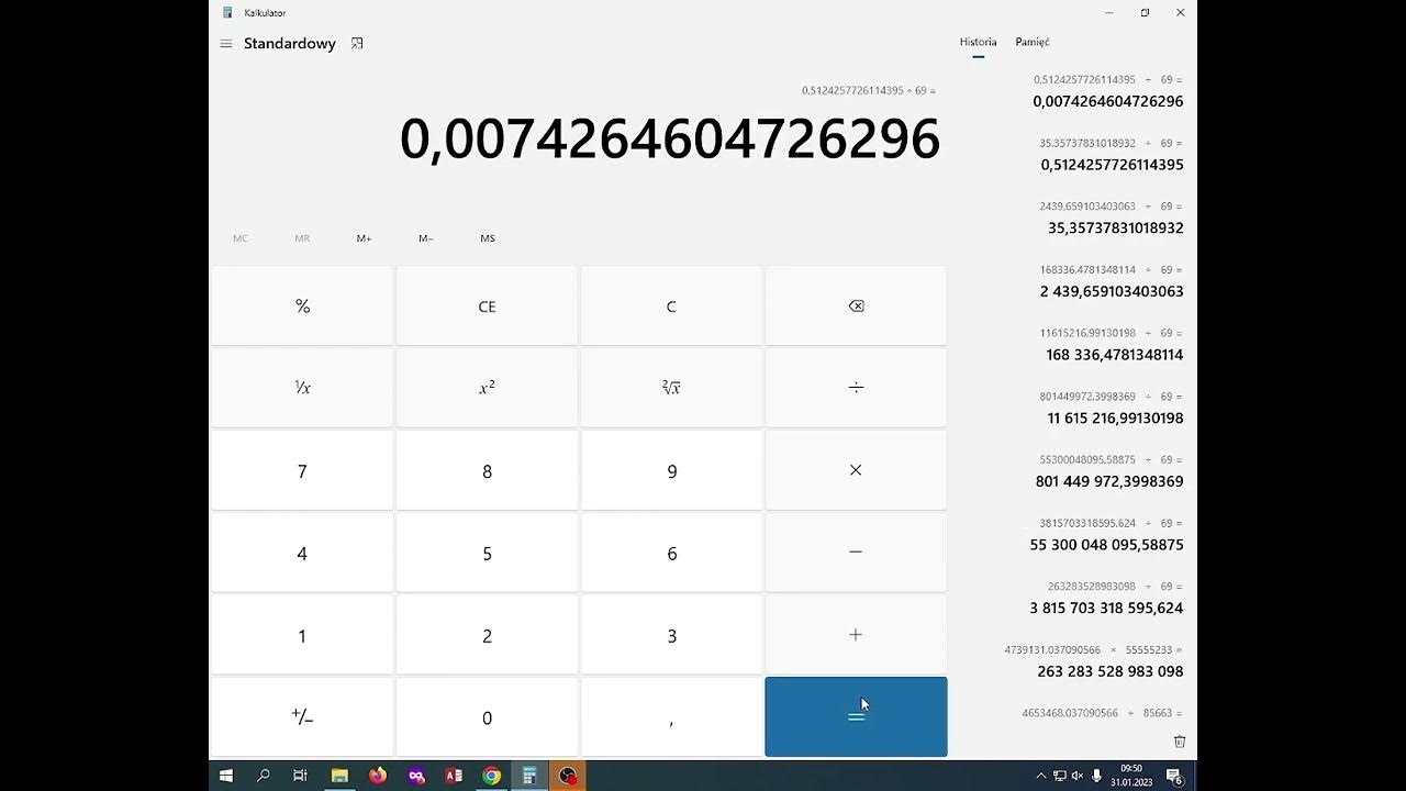 Reaching 69 on calculator speedrun (Random Seed glitch World Record) YouTube
