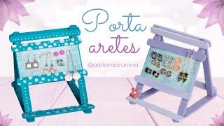 🌷 ARETES DIY para REGALAR a MAMÁ 👸 Organizador de ARETES 👸 Ideas de regalos fáciles para mamá - YouTube