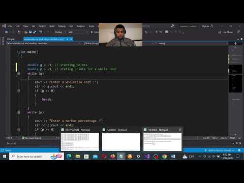 C++ WHOLE SALE MARKUP COST CALCULATOR TUTORIAL