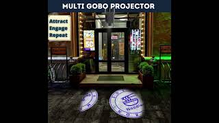 Branding through lights ! Multi Gobo lights Can attract ennage and repeat !