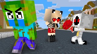 Zombie Boy and Zombie Girl’s Love Story Turns Tragic | Minecraft Animation