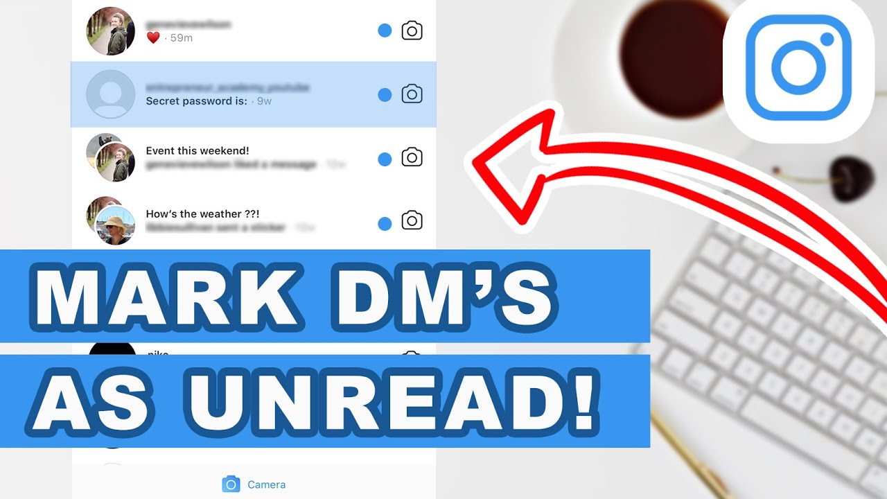 How To Mark Your DM s As UNREAD Instagram Tip 2022 YouTube