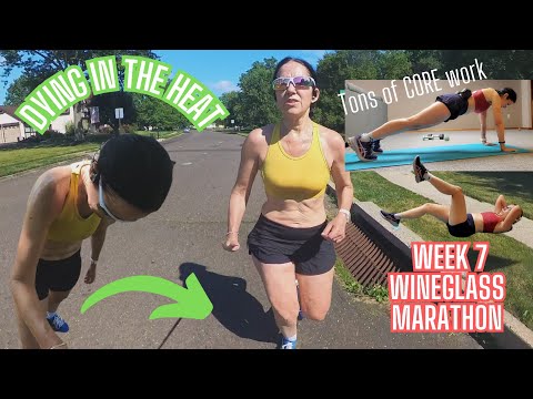 Week 7 | Wineglass Marathon then Dopey Training | Running in the heat