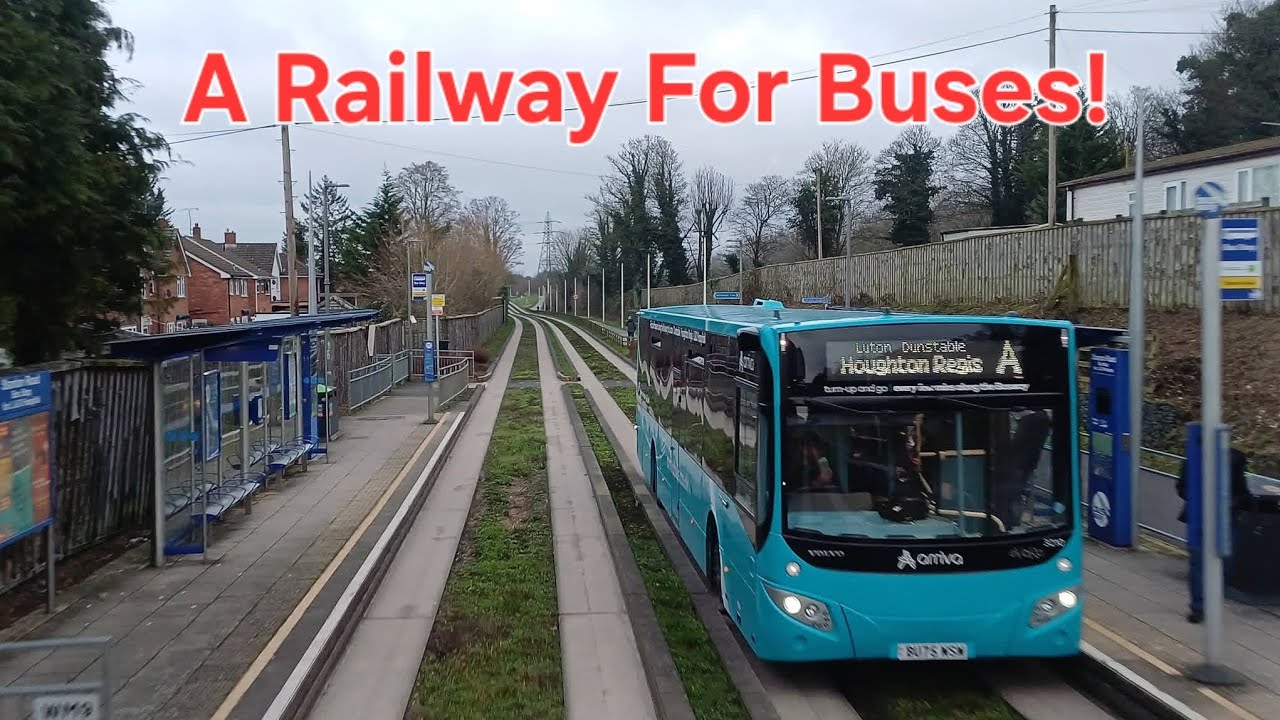 A Railway For Buses - Riding The Luton to Dunstable Busway!