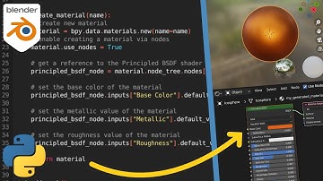 Creating a Basic Material in Blender Using Python Code