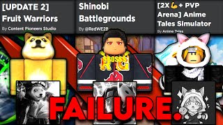 Why Roblox Youtuber Anime Games FAIL...