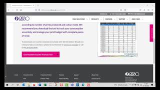 RISO Counter Analysis Tool Download screenshot 1