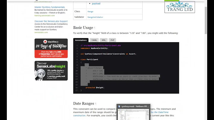 Symfony 3 0 Validion and Template part12