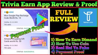 Trivia Earn App Payment Proof | Trivia Earn App Review | Free Redeem Code | Trivia Earn App screenshot 4