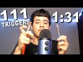 ASMR 111 TRIGGERS IN 1:31