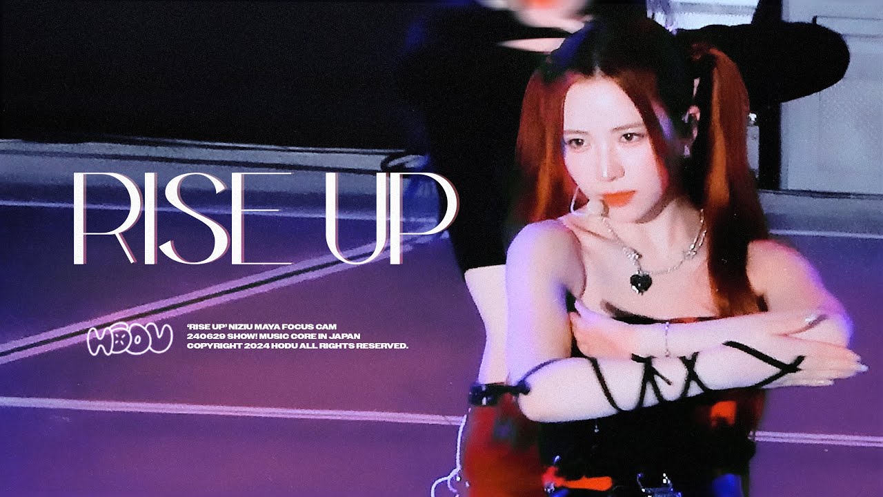 [4K] 240629 RISE UP -Korean.ver- 니쥬 마야 직캠 (NiziU MAYA FANCAM) @ Show! Music Core in JAPAN