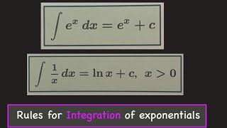 Maths Methods 12- 4E. Rules for integrating exponential functions - Excel at School