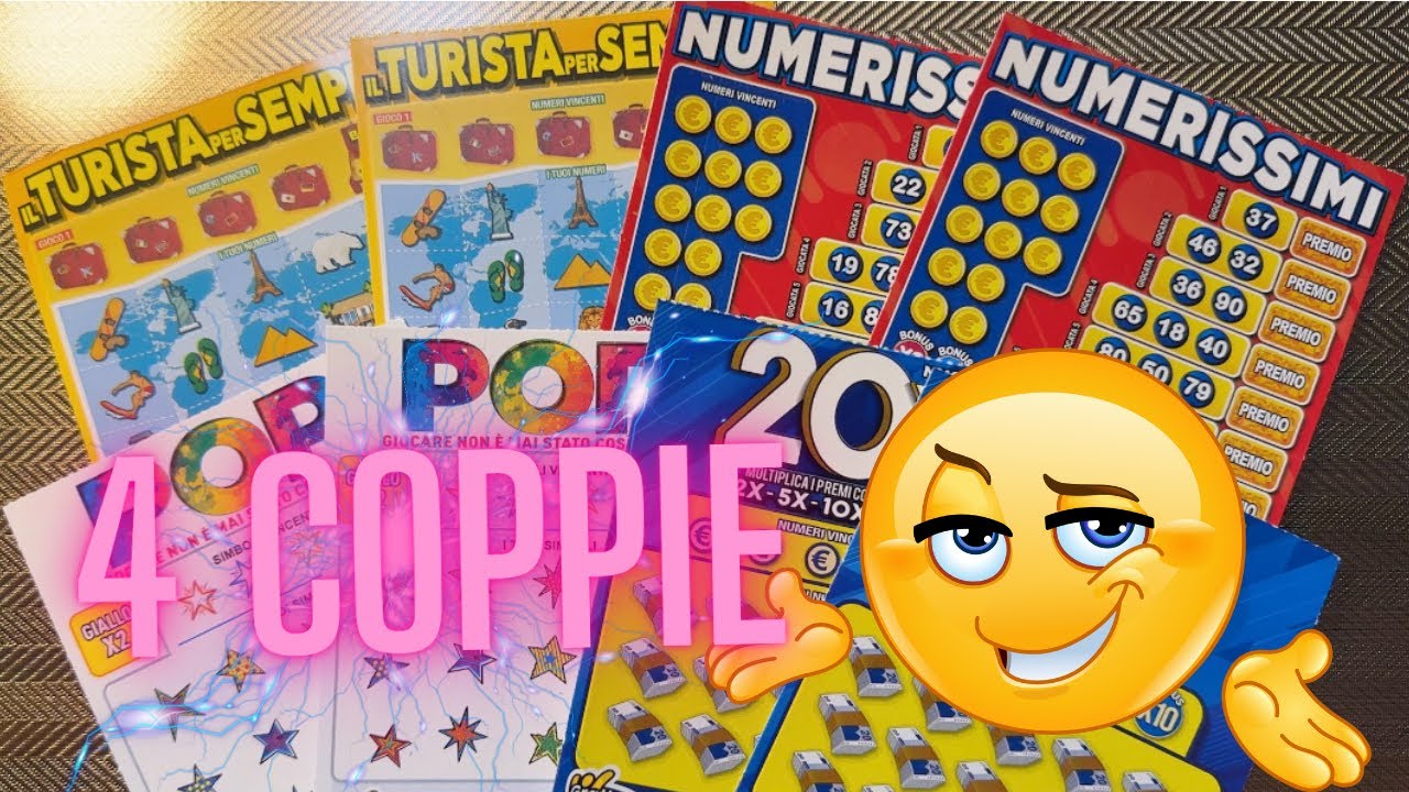 🍀4 COPPIE 🤑🤗🎉💥#grattaevinci #grattaevincioggi 