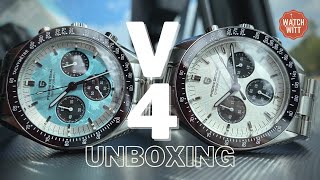 NEW V4 Pagani Design PD-1701 Speedy Homage! Double Unboxing