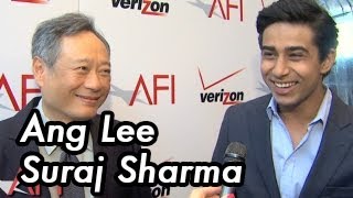 AFI AWARDS 2012 Interview with LIFE OF PI's Ang Lee and Suraj Sharma