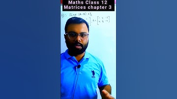 class 12 math chapter 3 matrices | subtraction of matrix #class12maths #shortvideo #trending #viral