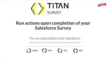 Smart Surveys for Salesforce: Complete Titan Surveys with Run Actions