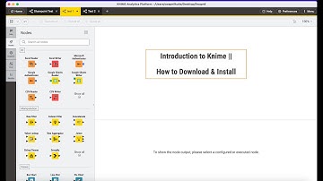 Knime Overview for beginers | How to Install Knime in PC