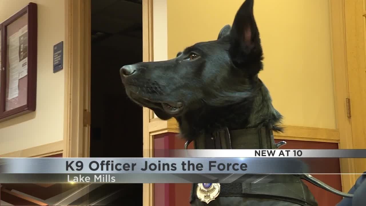 K9 Officer Joins the Lake Mills Police Department YouTube