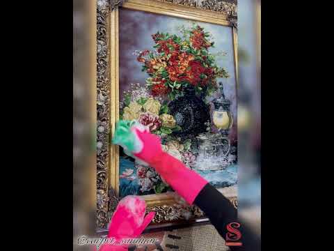 تابلو فرش داری سالهاست رو دیواره کهنه شده اینجوری نو وجدیدش کن