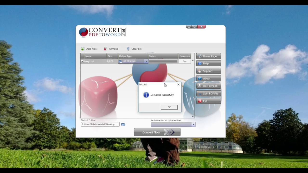 Convert Pdf To Word Desktop Software V5 3 0 Pdf To Docx
