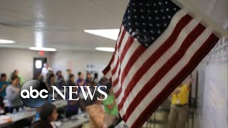Us Releases Images Of Migrant Children Inside Texas Holding Facility