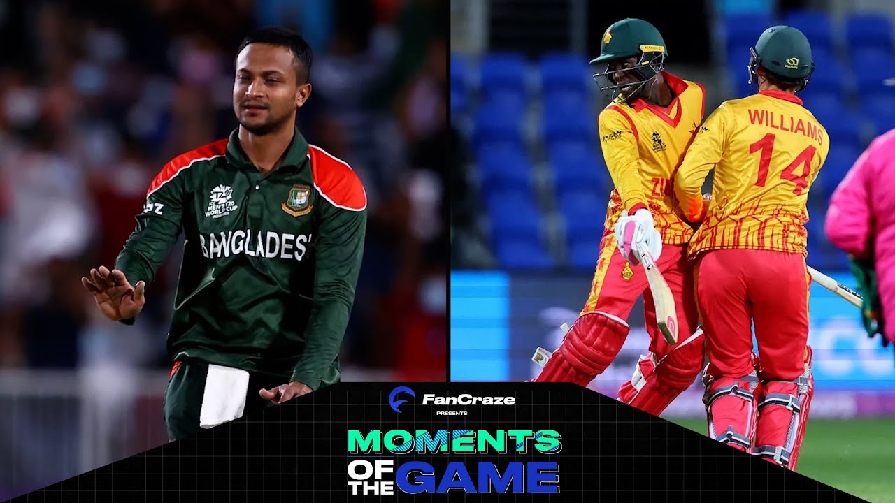 Fancraze Moments of the Game: Shakib's direct hit to run Sean Williams out