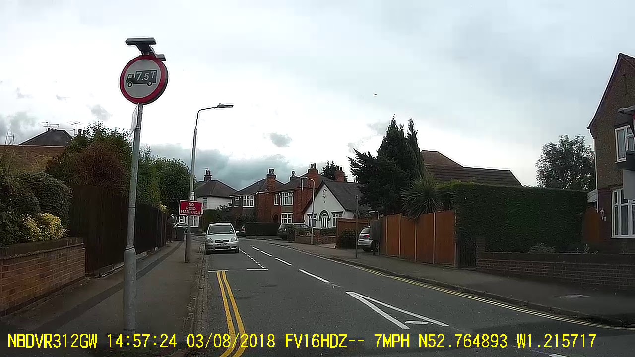 Roundabouts. Turning right from Epinal Way onto Forest Road