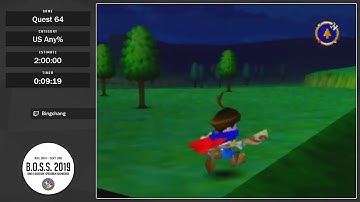 B.O.S.S. 2019: Quest 64 - US Any% by Bingchang