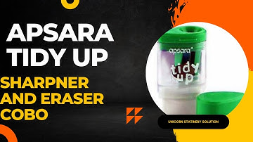 Apsara Tidy Up Sharpener and Eraser Combo #stationery