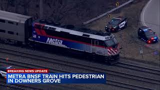Metra train hits, kills pedestrian near Downers Grove Main St. station
