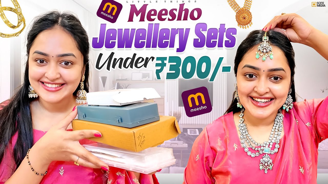 Meesho Traditional Jewellery From 350Rs/- || @HeavenlyHomemade 