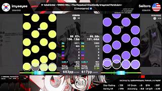 imyeeyee vs Seitora | takehirotei - TIMING HELL ~The Perpetual Chaotically Unsynced Pendulum~ - osu!