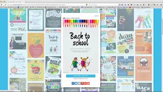 PosterMyWall - Accout Creation and URL Sharing