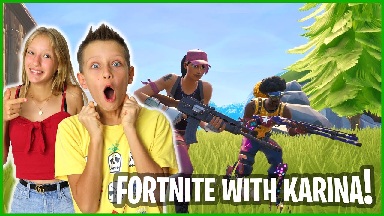 Ronald Playing Fortnite With Karina