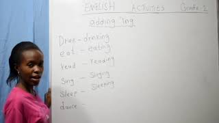 Grade 1 - English Activities (Adding Ing )