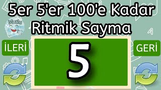 5Er 5Er 100E Kadar İleri Geri Ritmik Sayma - Sayı Sayma Çizgi Film - Çocuklar İçin Eğitici Video