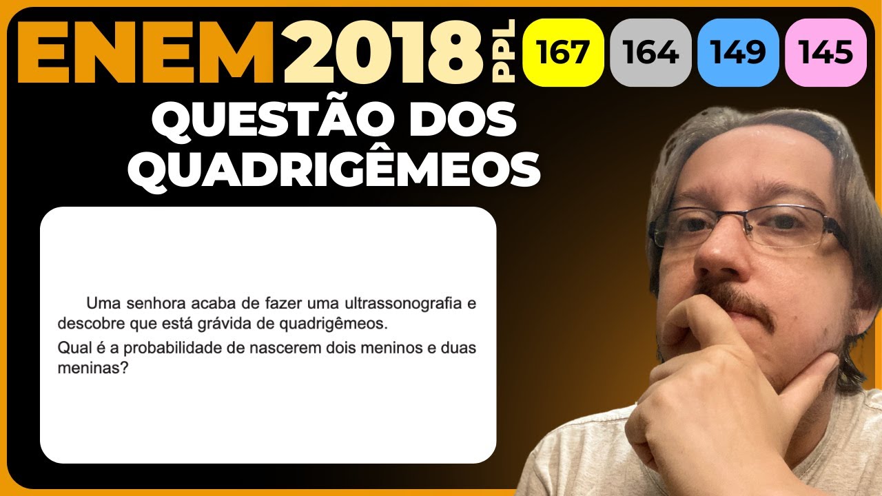 ENEM 2018 || Probabilidade || Uma senhora acaba de fazer uma ...