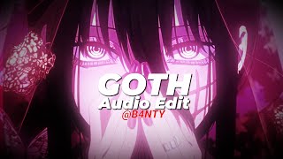Goth - | [audio edit] |