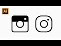 How to Draw Instagram Style Camera Icon Using Grid - Adobe Illustrator