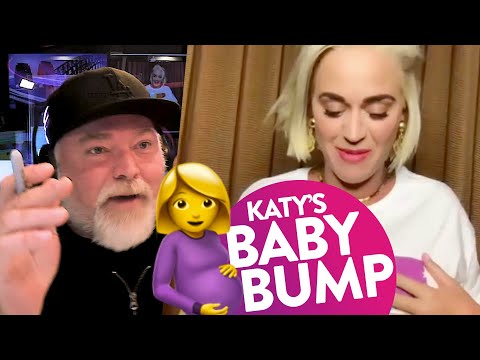 🎤  Katy Perry Shows Her HUGE🤰 Baby Bump on Kyle and Jackie O!