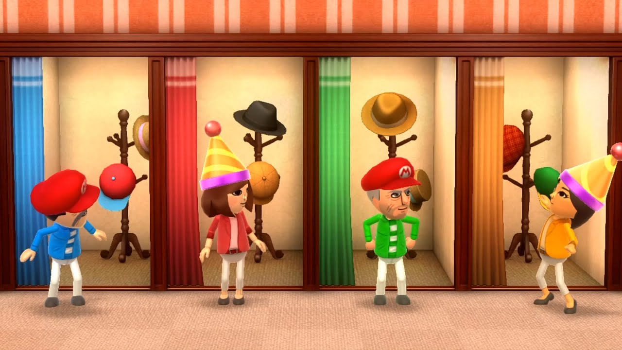 Wii Party U Minigames - Edward Newgate Vs Akira Vs Cluadia Vs Susie