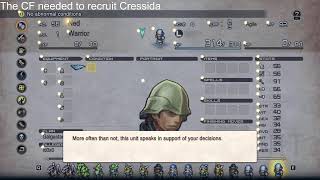 CF for recruiting Cressida - Tactics Ogre Reborn