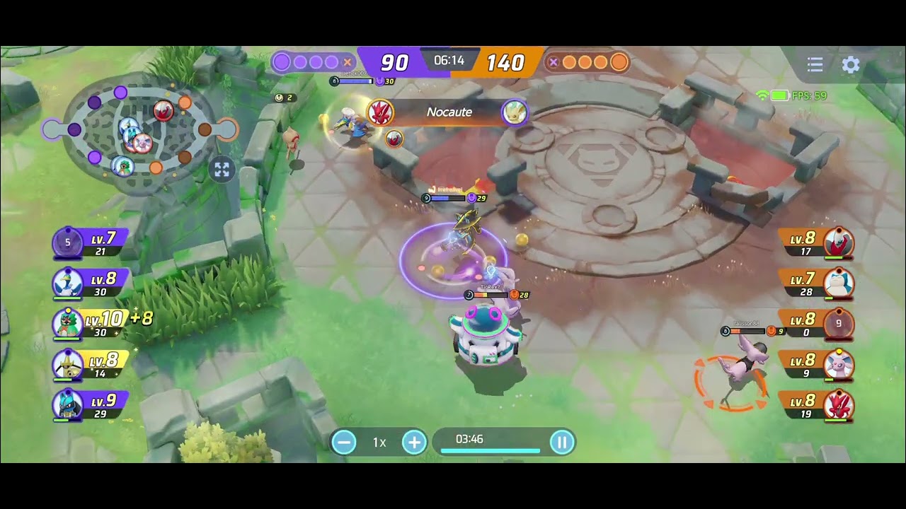 Parece até que o poke é bom 🙂‍↔️ | Lucario Top (Skin Favorita) - Pokémon Unite #38