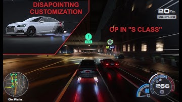 NFS UNBOUND - Audi S5 "S Class" Customization - No body kit options!