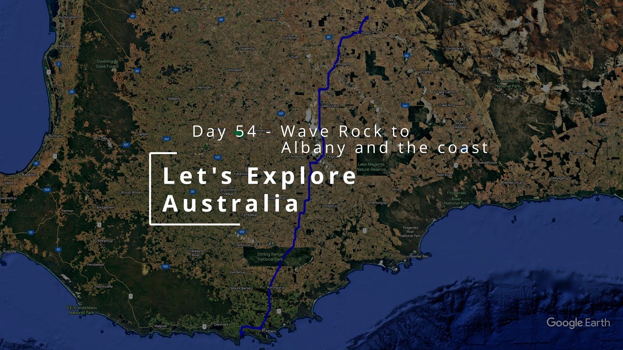 Let's Explore Australia - The Big Lap - Day 054 - Wave Rock to Torbay Inlet