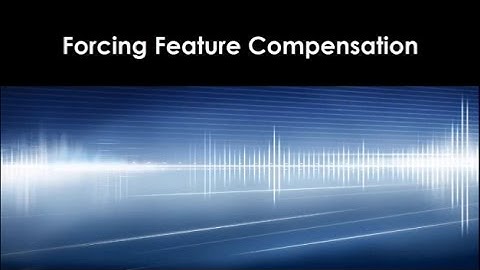 FARO CAM2 Measure 10  Forcing Feature Compensation