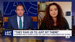 'They paid us to just sit there': Former Meta employee on job that required no work