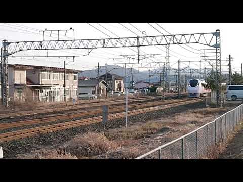E657系訓練運転白石発車シーンその2
